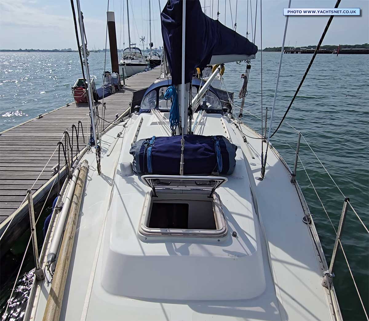 Deck aft