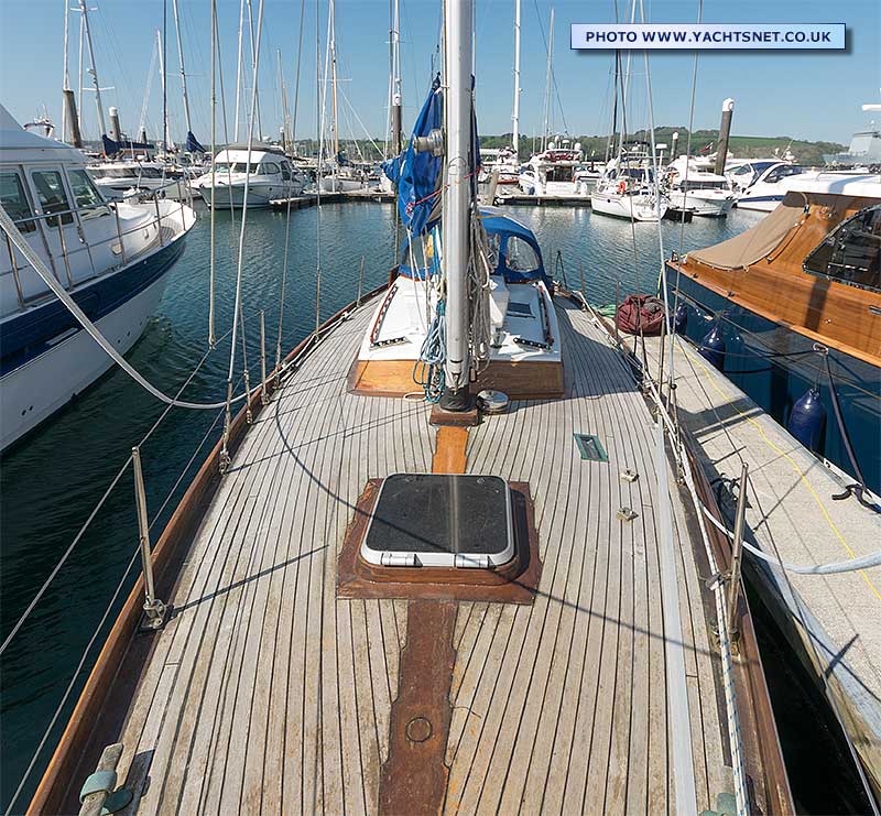 Deck aft